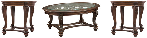 Norcastle Coffee Table with 2 End Tables Tuscaloosa Furniture Outlet