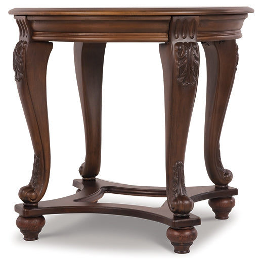 Norcastle Round End Table Tuscaloosa Furniture Outlet