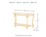 Norcastle Sofa Table Tuscaloosa Furniture Outlet