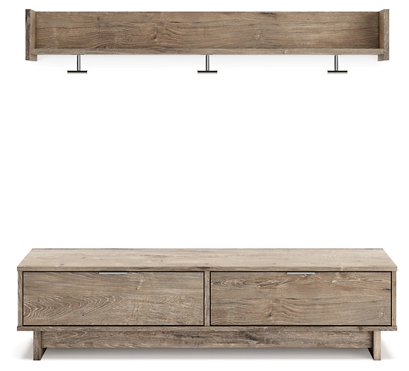 Oliah Bench with Coat Rack Tuscaloosa Furniture Outlet