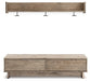 Oliah Bench with Coat Rack Tuscaloosa Furniture Outlet