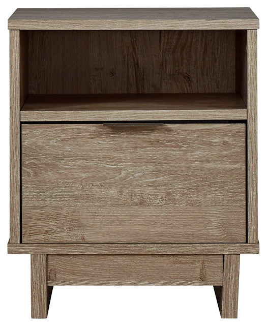 Oliah One Drawer Night Stand Tuscaloosa Furniture Outlet