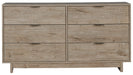 Oliah Six Drawer Dresser Tuscaloosa Furniture Outlet