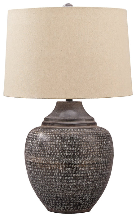 Olinger Metal Table Lamp (1/CN) Tuscaloosa Furniture Outlet