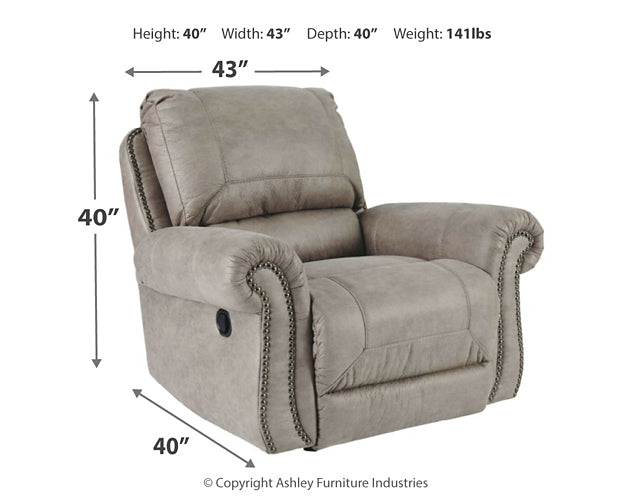 Olsberg Rocker Recliner Tuscaloosa Furniture Outlet