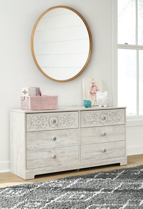 Paxberry Six Drawer Dresser Tuscaloosa Furniture Outlet