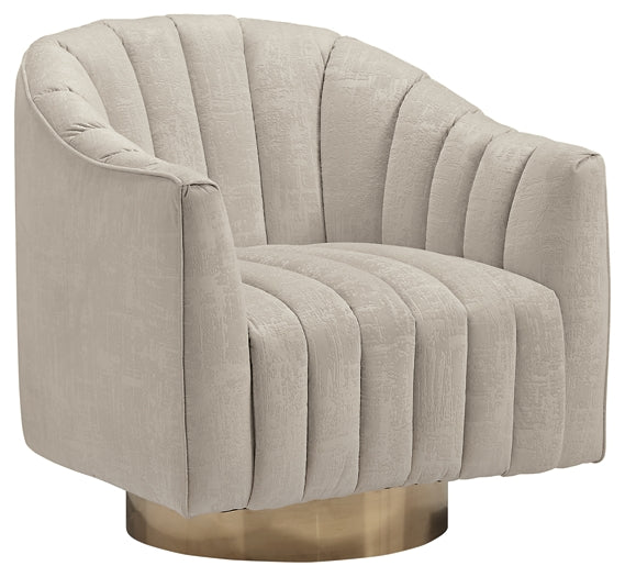 Penzlin Swivel Accent Chair Tuscaloosa Furniture Outlet