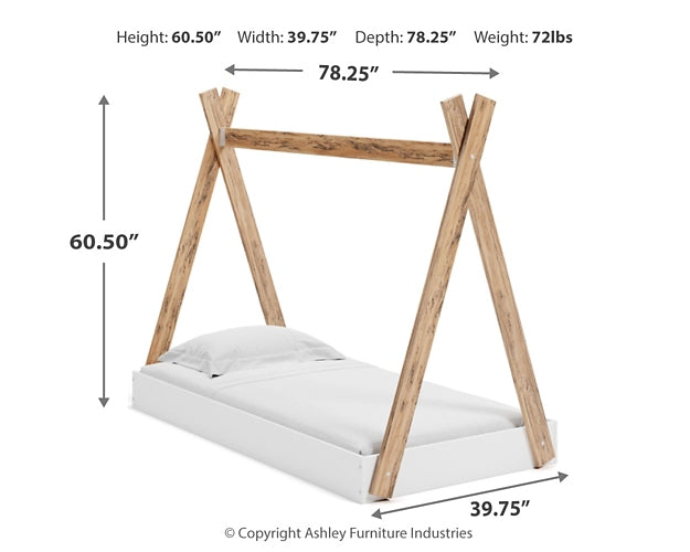 Piperton Twin Tent Complete Bed in Box Tuscaloosa Furniture Outlet