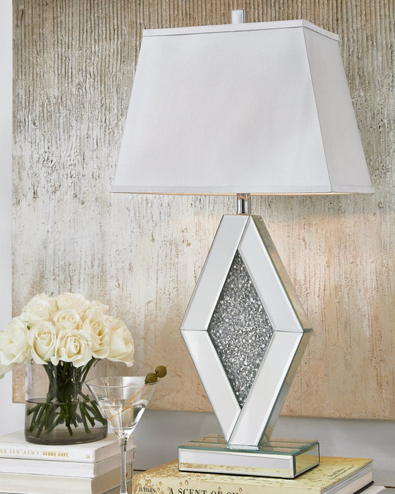 Prunella Mirror Table Lamp (1/CN) Tuscaloosa Furniture Outlet