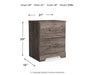 Ralinksi Two Drawer Night Stand Tuscaloosa Furniture Outlet