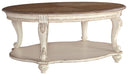 Realyn Coffee Table with 2 End Tables Tuscaloosa Furniture Outlet