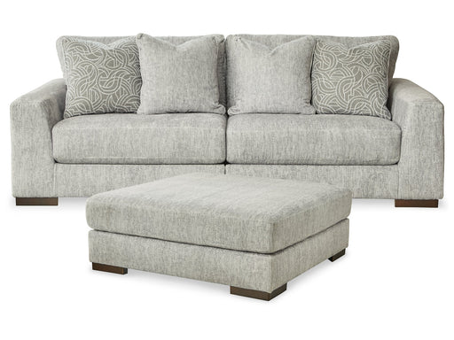 Regent Park 2-Piece Sectional with Ottoman Tuscaloosa Furniture Outlet