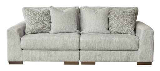 Regent Park 3-Piece Sectional with Ottoman Tuscaloosa Furniture Outlet