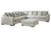 Regent Park 5-Piece Sectional with Ottoman Tuscaloosa Furniture Outlet