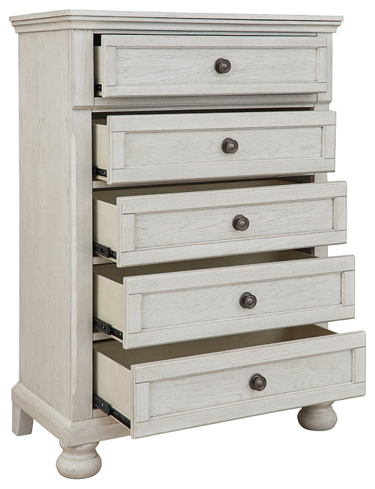 Robbinsdale Five Drawer Chest Tuscaloosa Furniture Outlet