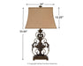 Sallee Poly Table Lamp (1/CN) Tuscaloosa Furniture Outlet