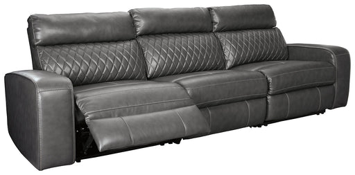 Samperstone 3-Piece Power Reclining Sectional Tuscaloosa Furniture Outlet