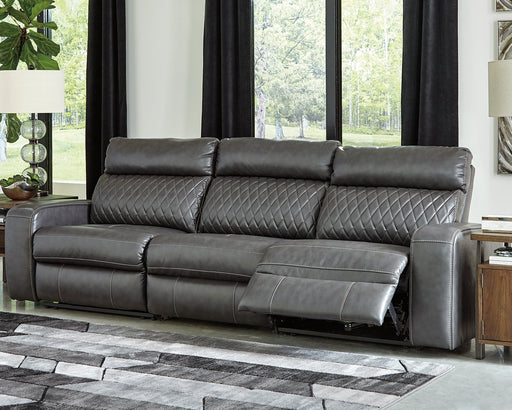 Samperstone 3-Piece Power Reclining Sectional Tuscaloosa Furniture Outlet