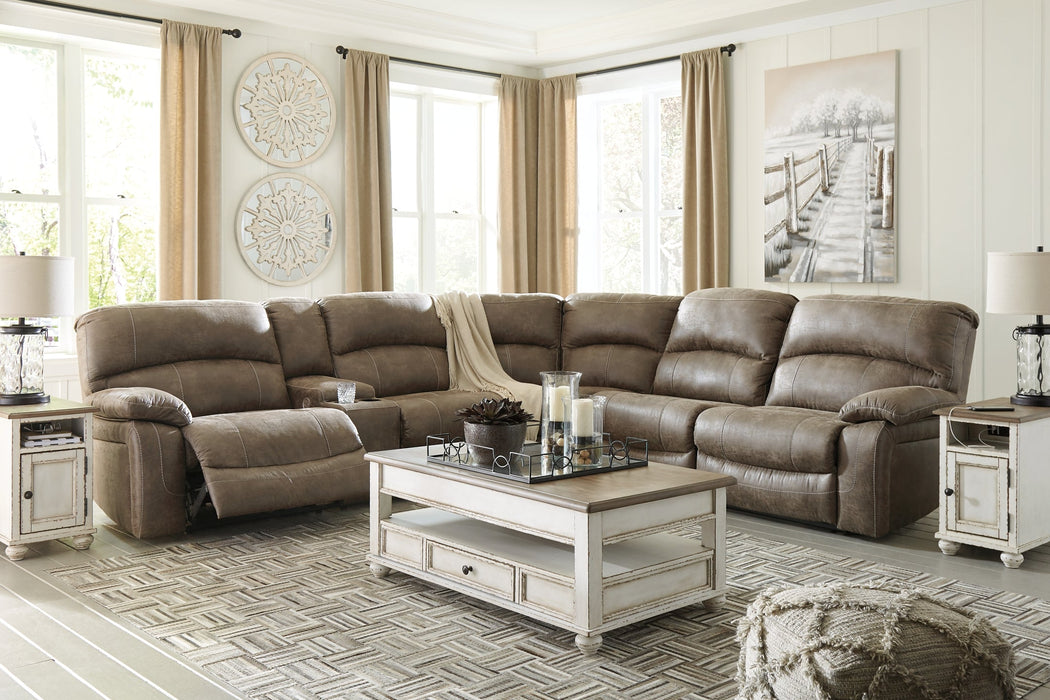 Segburg 4-Piece Power Reclining Sectional Tuscaloosa Furniture Outlet