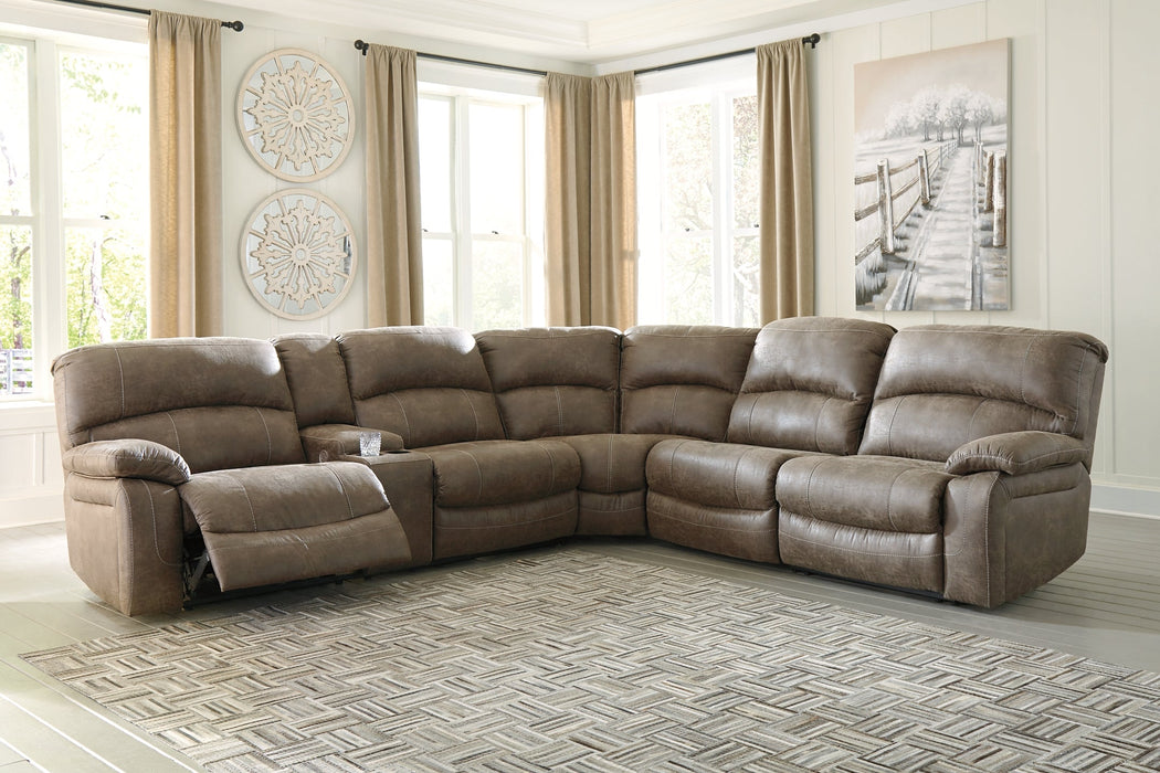 Segburg 4-Piece Power Reclining Sectional Tuscaloosa Furniture Outlet