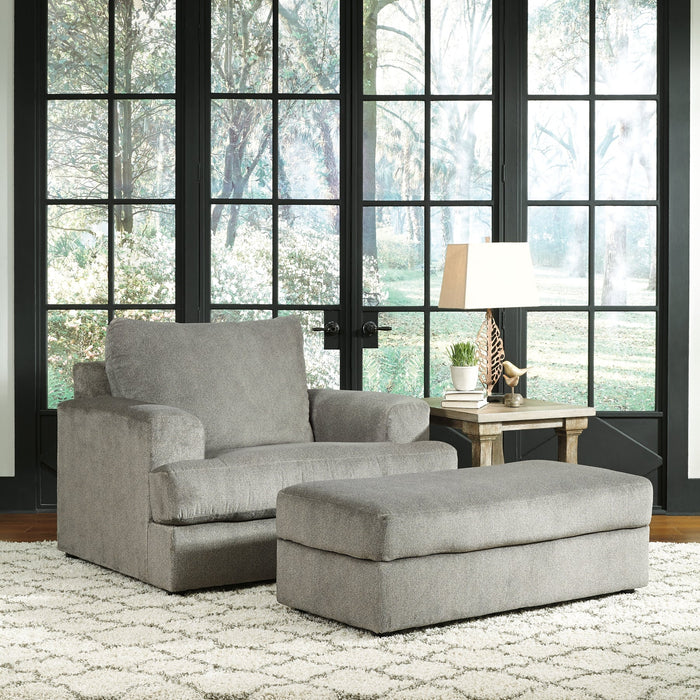 Soletren Chair and Ottoman Tuscaloosa Furniture Outlet