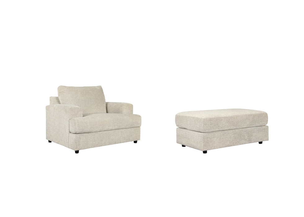 Soletren Chair and Ottoman Tuscaloosa Furniture Outlet