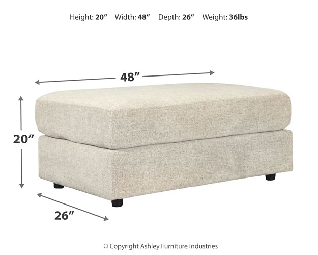 Soletren Oversized Accent Ottoman Tuscaloosa Furniture Outlet