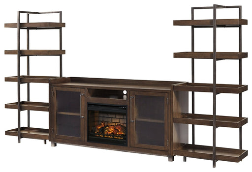 Starmore 3-Piece Wall Unit with Electric Fireplace Tuscaloosa Furniture Outlet