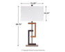 Syler Poly Table Lamp (2/CN) Tuscaloosa Furniture Outlet