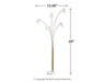 Taliya Metal Arc Lamp (1/CN) Tuscaloosa Furniture Outlet