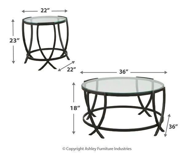 Tarrin Occasional Table Set (3/CN) Tuscaloosa Furniture Outlet