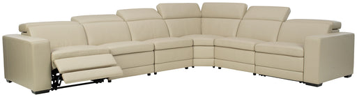 Texline 7-Piece Power Reclining Sectional Tuscaloosa Furniture Outlet