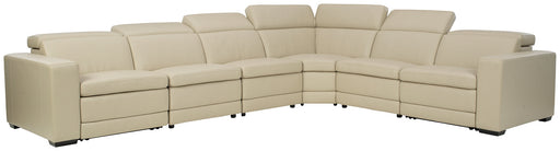 Texline 7-Piece Power Reclining Sectional Tuscaloosa Furniture Outlet