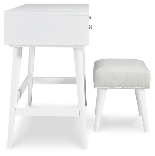 Thadamere Vanity/UPH Stool (2/CN) Tuscaloosa Furniture Outlet