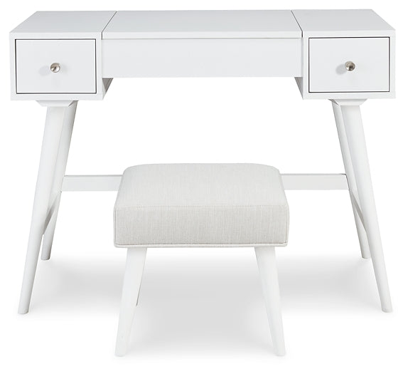 Thadamere Vanity/UPH Stool (2/CN) Tuscaloosa Furniture Outlet