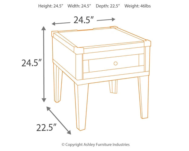 Todoe 2 End Tables Tuscaloosa Furniture Outlet