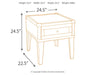 Todoe 2 End Tables Tuscaloosa Furniture Outlet