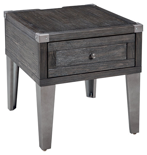 Todoe Coffee Table with 1 End Table Tuscaloosa Furniture Outlet