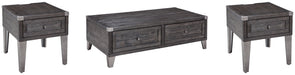 Todoe Coffee Table with 2 End Tables Tuscaloosa Furniture Outlet