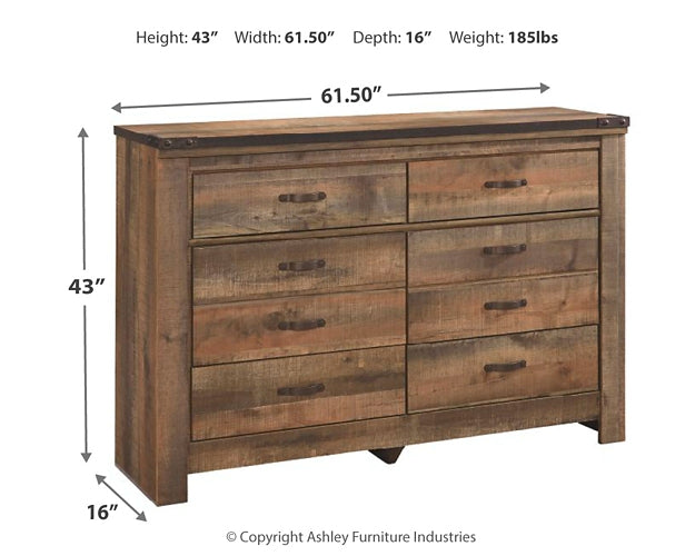 Trinell Six Drawer Dresser Tuscaloosa Furniture Outlet