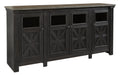 Tyler Creek Extra Large TV Stand Tuscaloosa Furniture Outlet