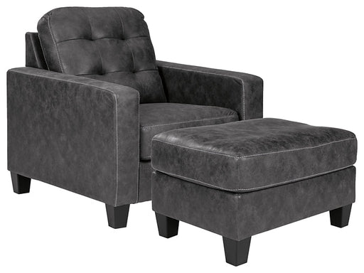 Venaldi Chair and Ottoman Tuscaloosa Furniture Outlet