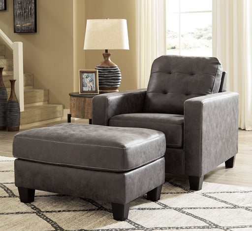 Venaldi Chair and Ottoman Tuscaloosa Furniture Outlet