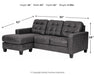 Venaldi Sofa Chaise Queen Sleeper Tuscaloosa Furniture Outlet