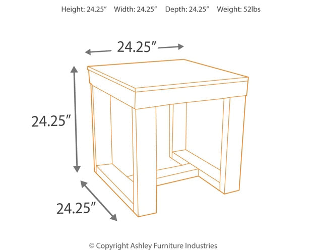 Watson Coffee Table with 1 End Table Tuscaloosa Furniture Outlet