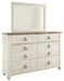 Willowton Six Drawer Dresser Tuscaloosa Furniture Outlet