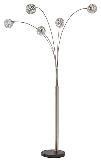 Winter Metal Arc Lamp (1/CN) Tuscaloosa Furniture Outlet