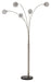 Winter Metal Arc Lamp (1/CN) Tuscaloosa Furniture Outlet