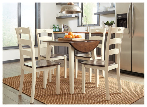 Woodanville Dining Table and 4 Chairs Tuscaloosa Furniture Outlet