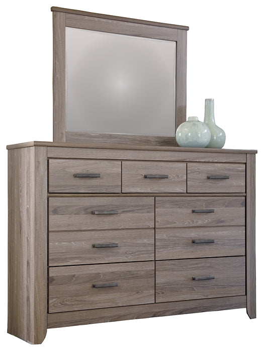 Zelen Dresser and Mirror Tuscaloosa Furniture Outlet